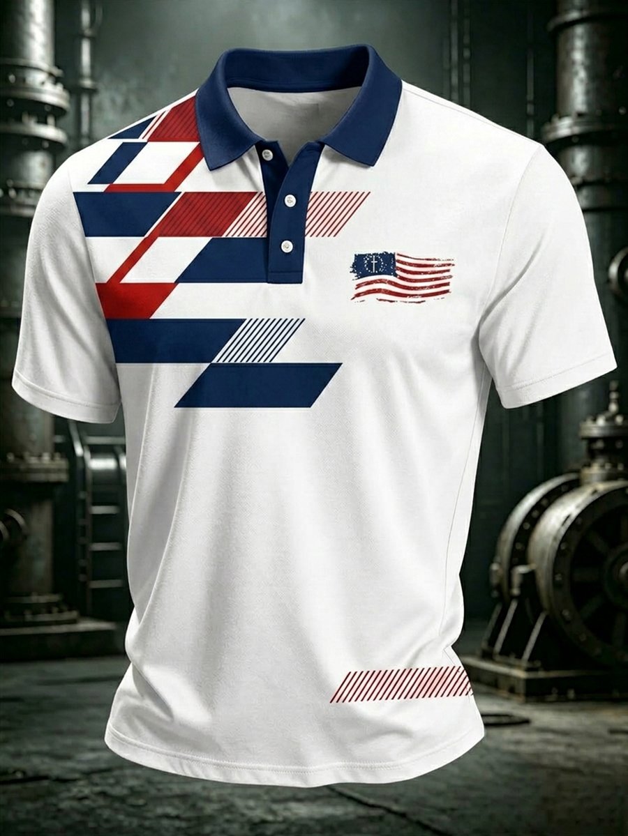 Men's U.S. 250th Anniversary Short-Sleeve Polo Shirt