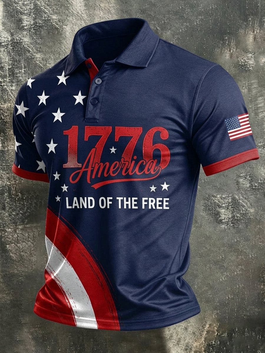 Men's U.S. 250th Anniversary Short-Sleeve Polo Shirt