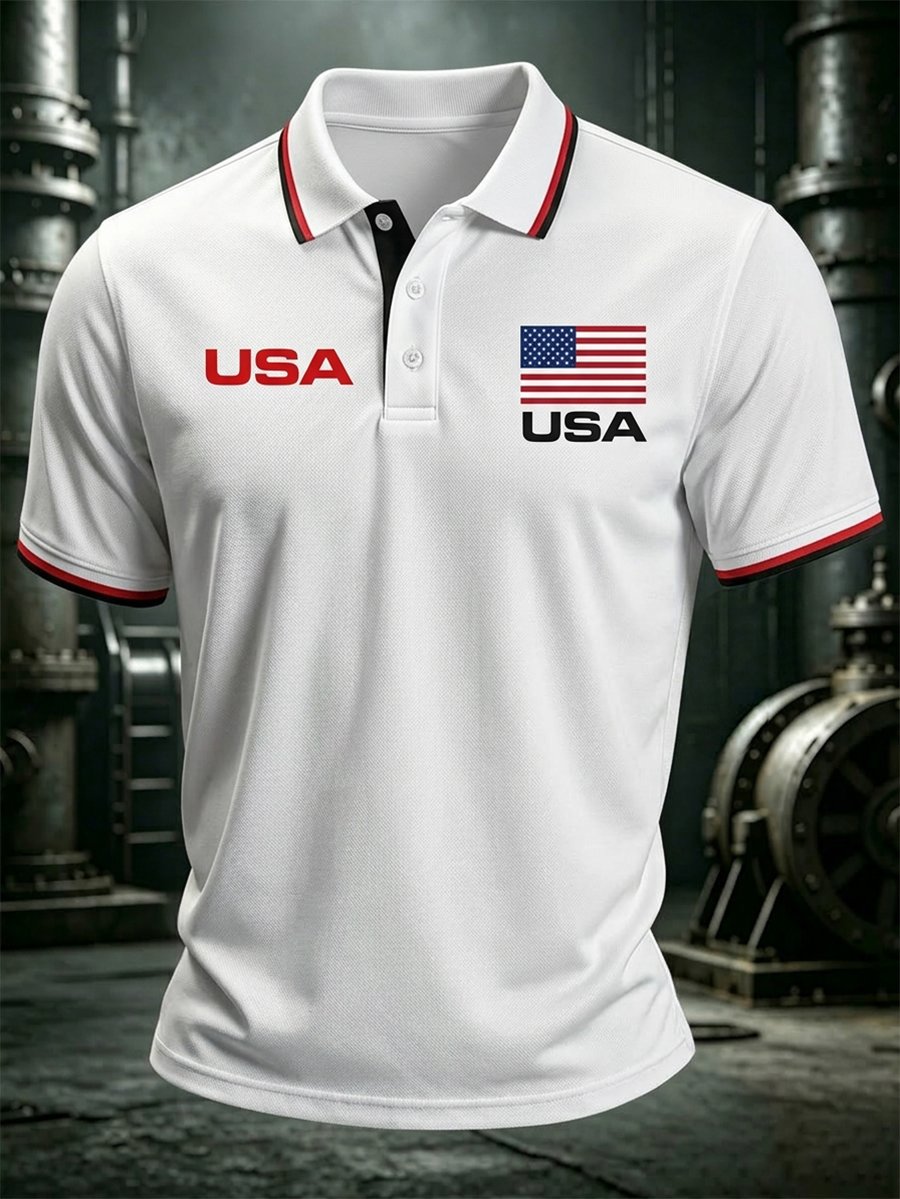 Men's U.S. 250th Anniversary Short-Sleeve Polo Shirt
