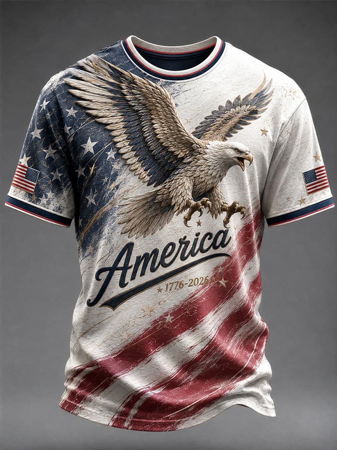 Men's Vintage USA 250th Anniversary Graphic T-Shirt