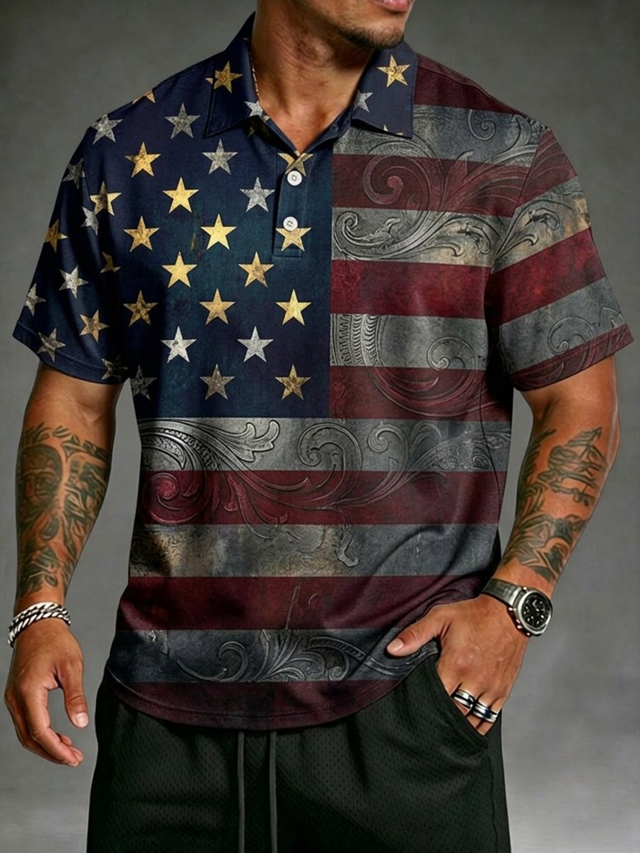 Men's U.S. 250th Anniversary Short-Sleeve Polo Shirt