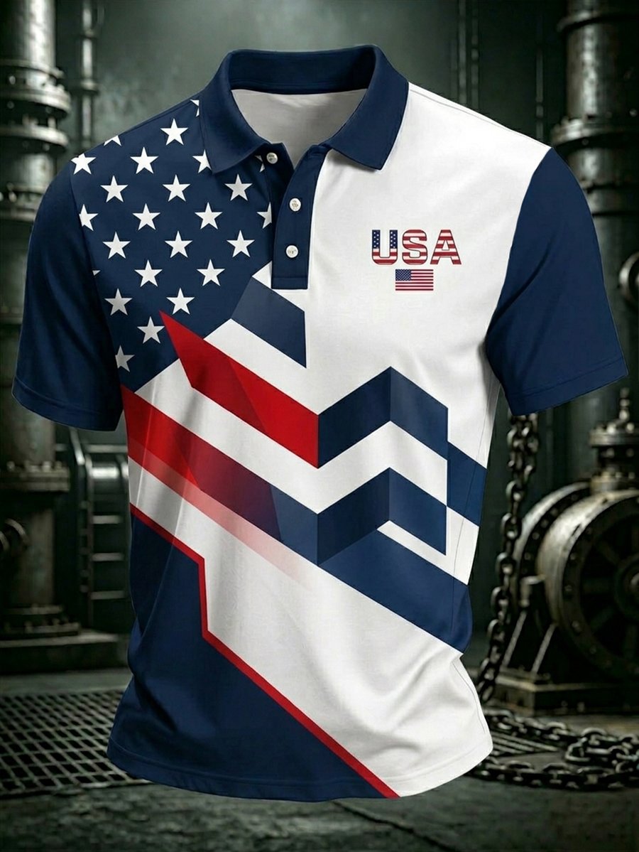 Men's U.S. 250th Anniversary Short-Sleeve Polo Shirt
