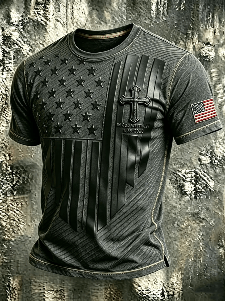 Men's American 250th Anniversary Print Top