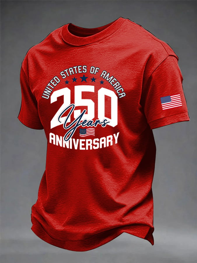 Men's UNITED STATES OF AMERICA 250 YEARS T-Shirt