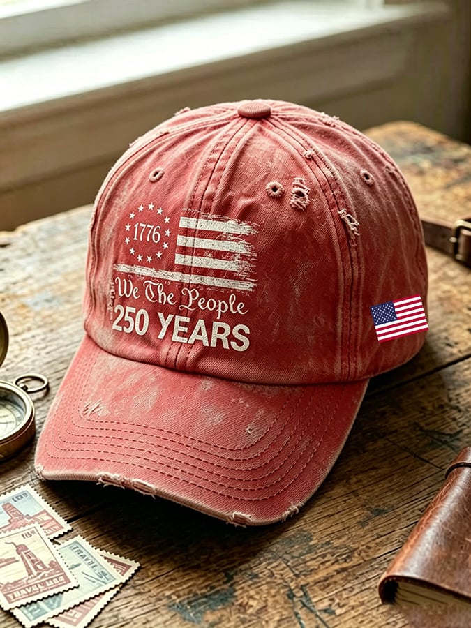 Unisex American 250 Print Casual Hat