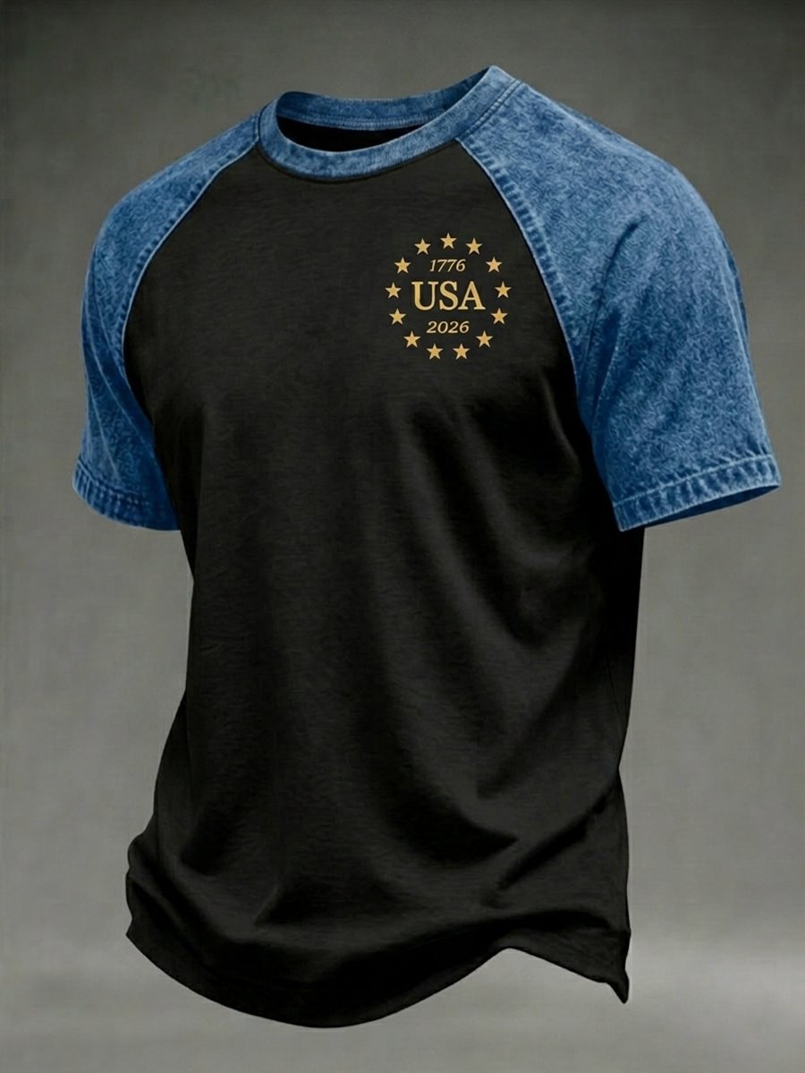 Men's U.S. 250th Anniversary Raglan Short-Sleeve T-Shirt