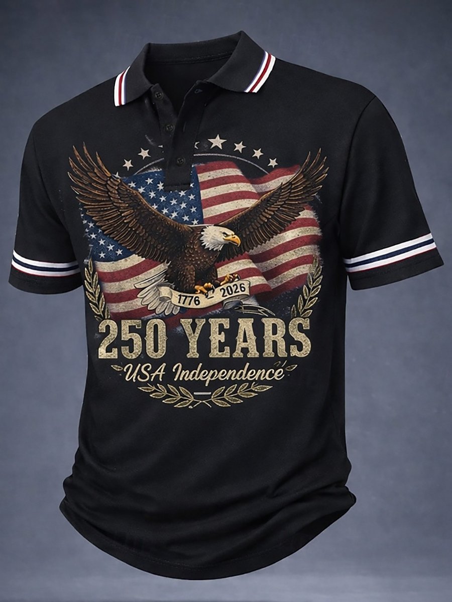 Men's U.S. 250th Anniversary Short-Sleeve Polo Shirt