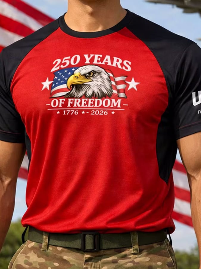 Men's U.S. 250th Anniversary Raglan Short-Sleeve T-Shirt