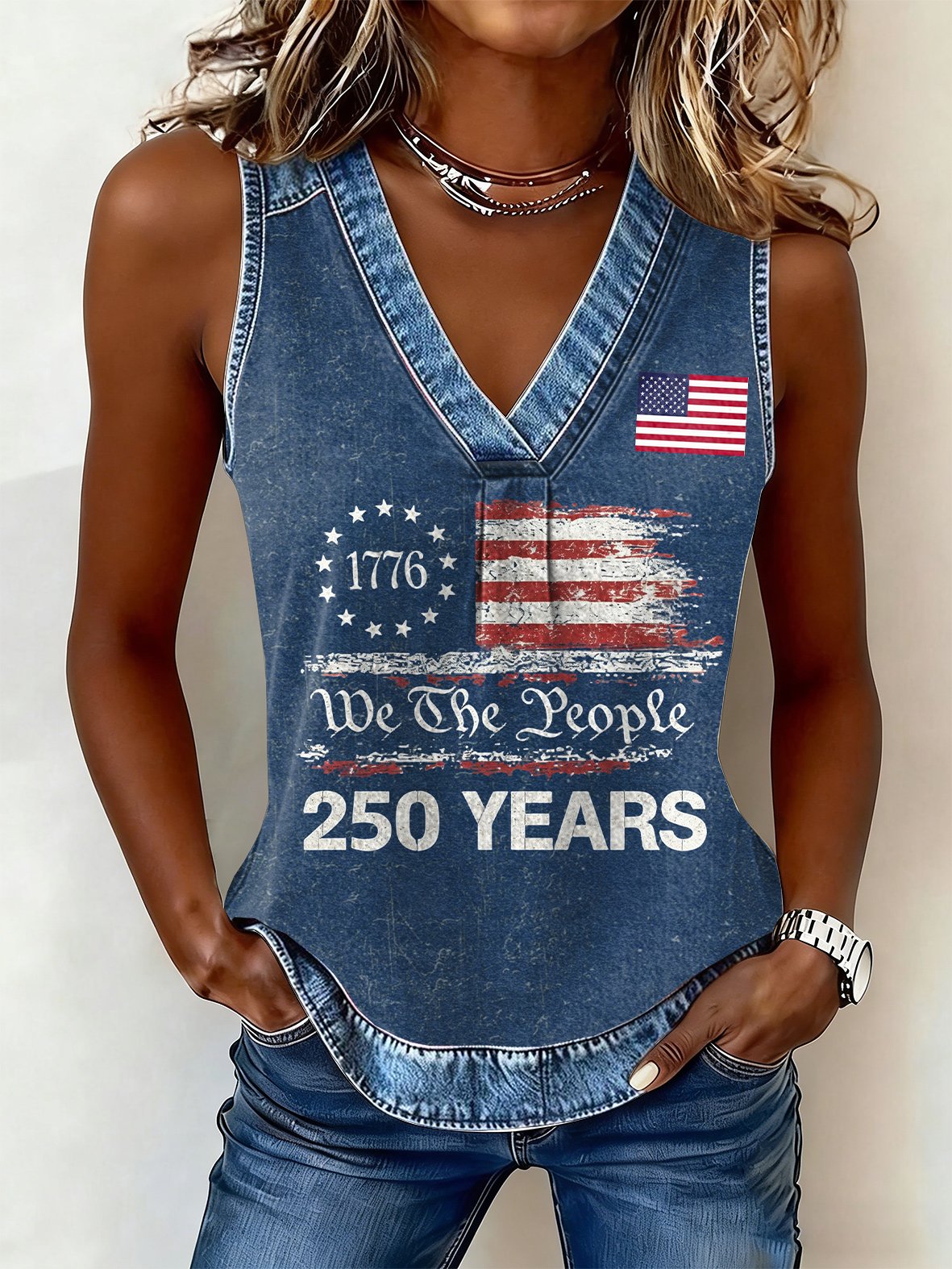 Women's American 250 Print Vest