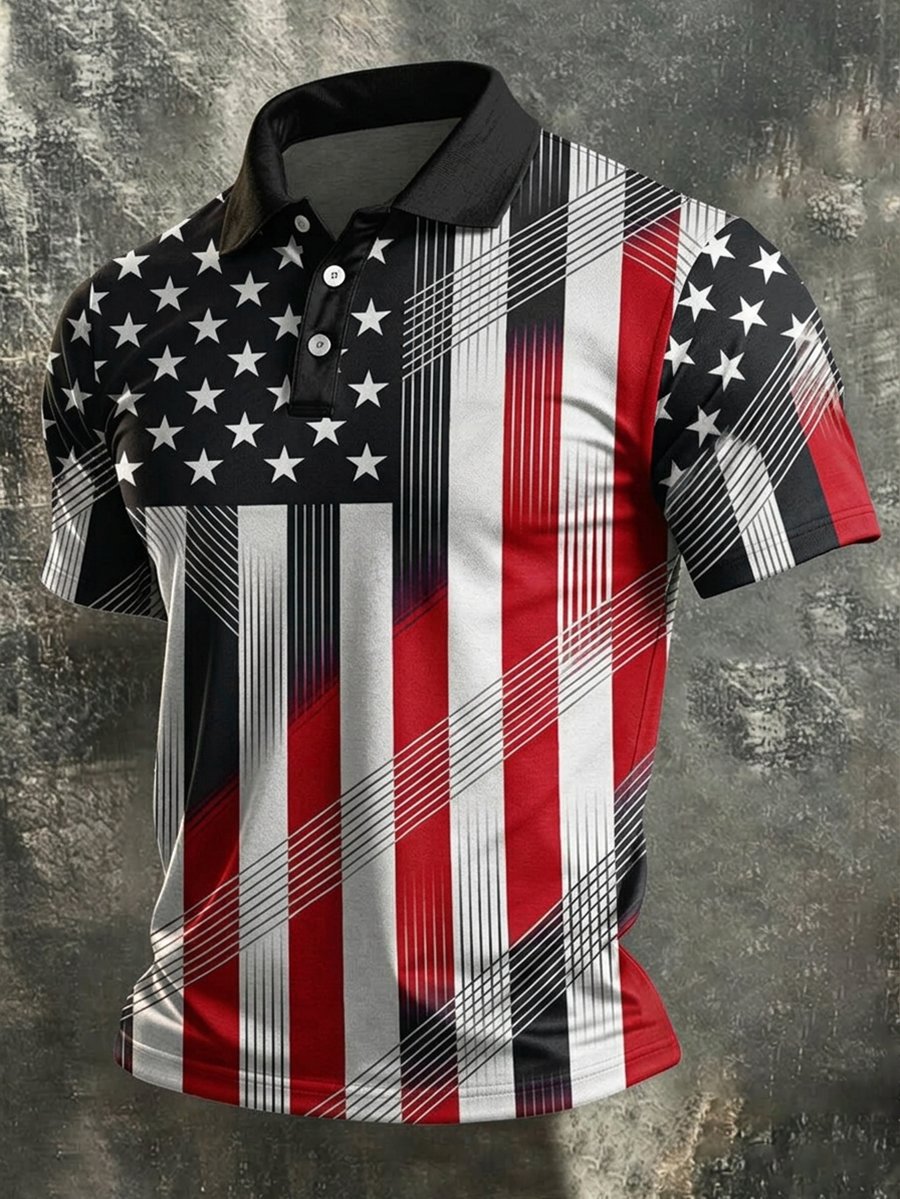 Men's U.S. 250th Anniversary Short-Sleeve Polo Shirt