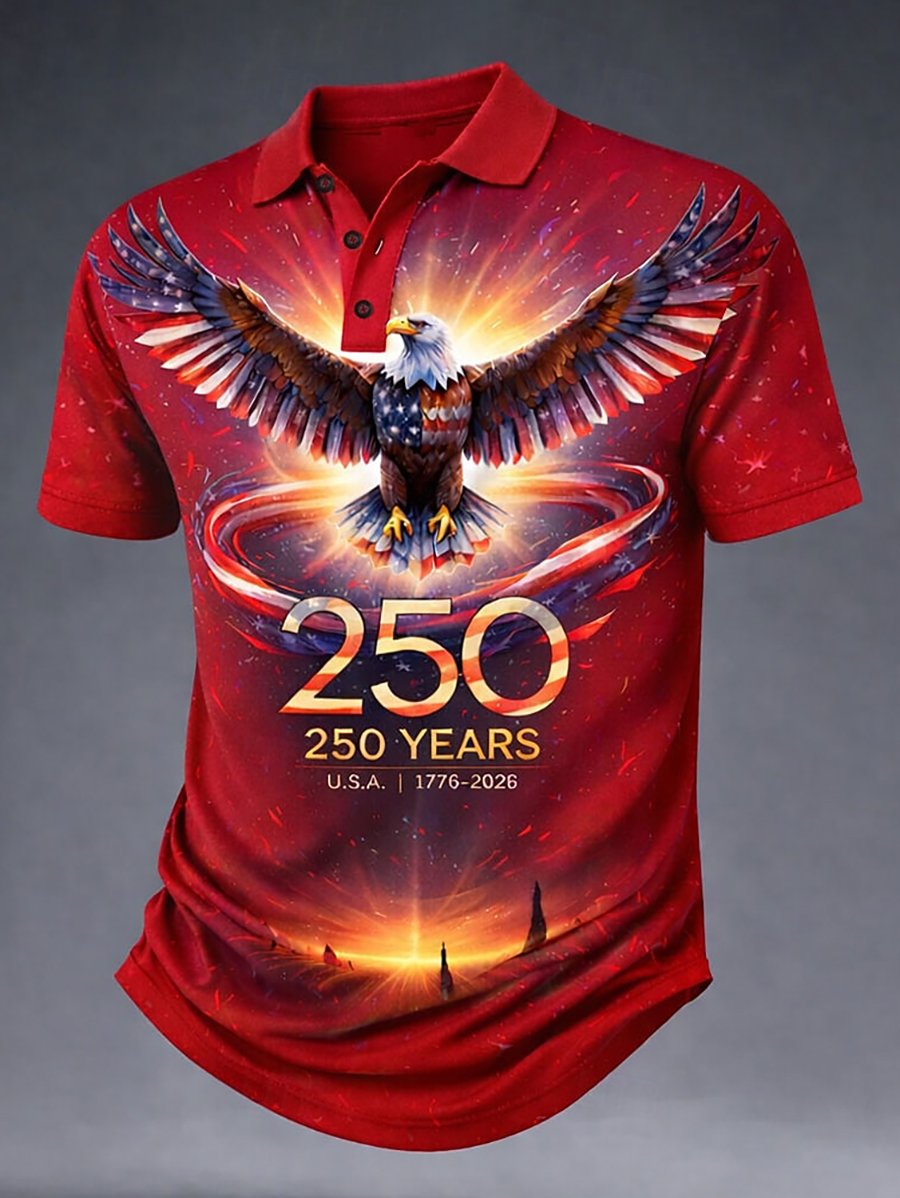Men's U.S. 250th Anniversary Short-Sleeve Polo Shirt