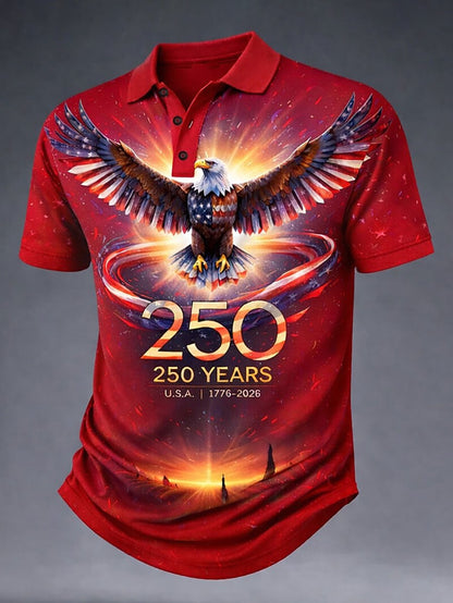 Men's U.S. 250th Anniversary Short-Sleeve Polo Shirt