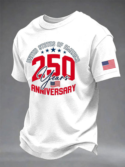 Men's UNITED STATES OF AMERICA 250 YEARS T-Shirt
