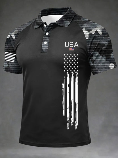 Men's U.S. 250th Anniversary Short-Sleeve Polo Shirt