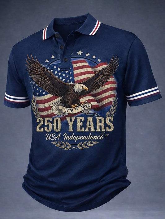 Men's U.S. 250th Anniversary Short-Sleeve Polo Shirt