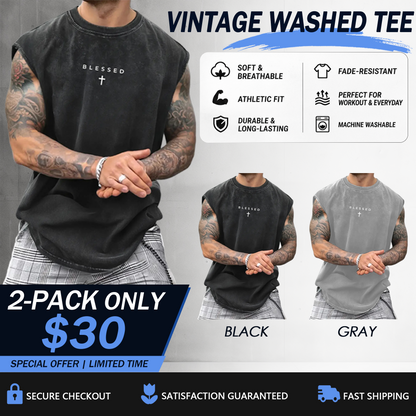 Men’s Sleeveless Graphic Tank