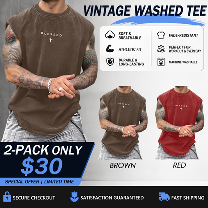 Men’s Sleeveless Graphic Tank