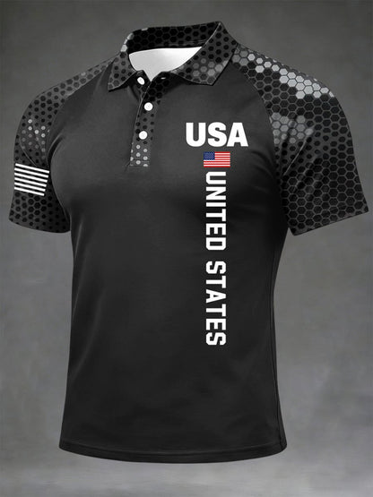Men's U.S. 250th Anniversary Short-Sleeve Polo Shirt