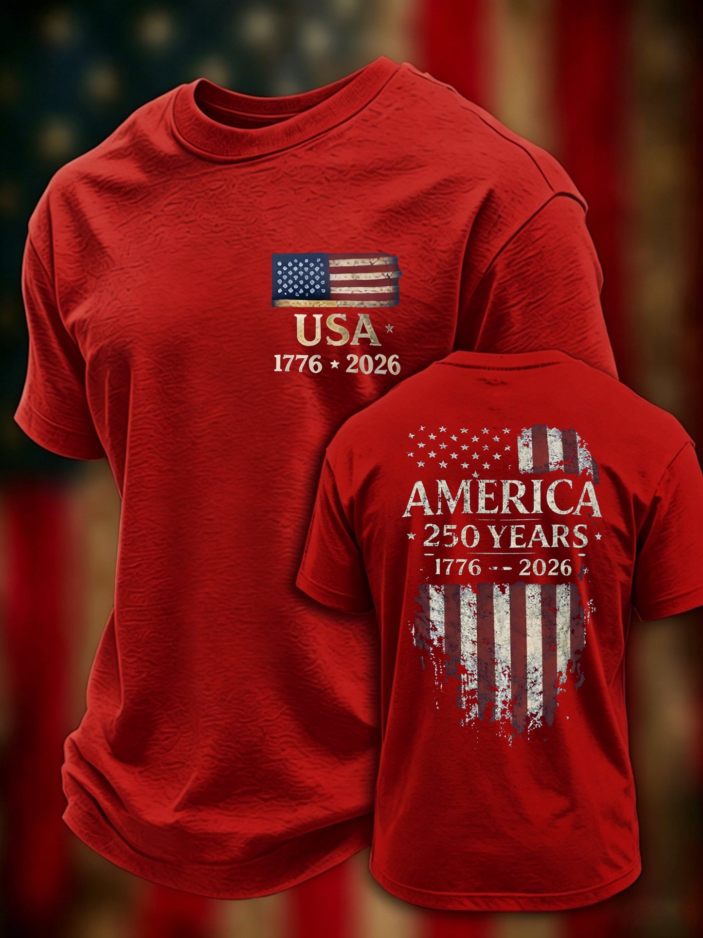 Men's Casual Printed Short-Sleeve T-Shirt