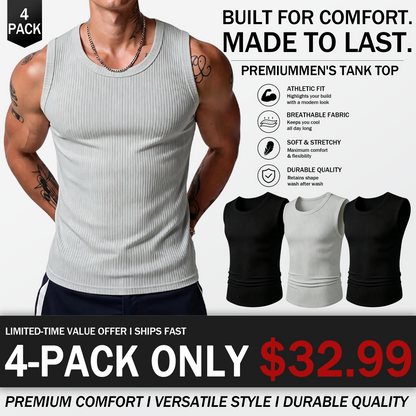 Men’s Ribbed Tank Top