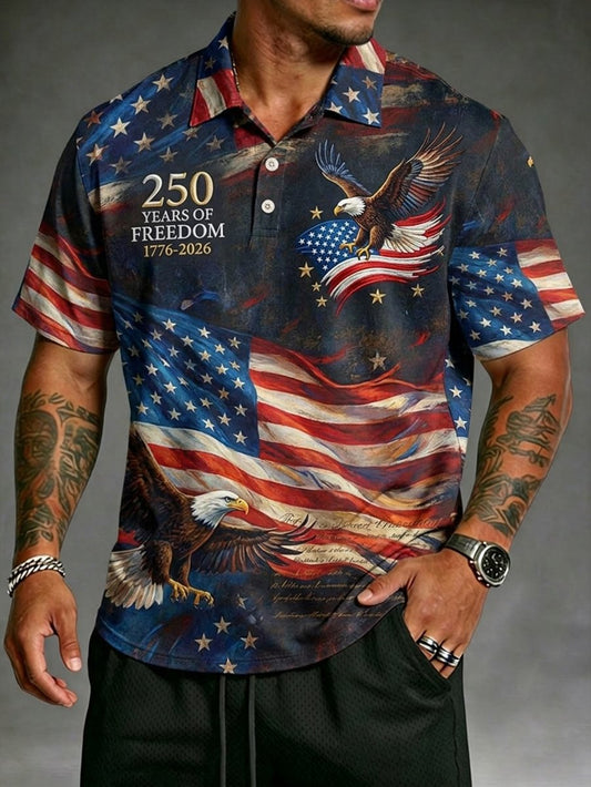 Men's U.S. 250th Anniversary Short-Sleeve Polo Shirt