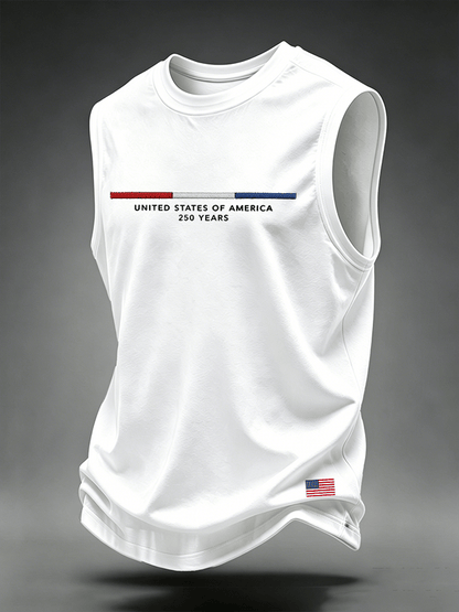 Men's United States 250TH Anniversary Print Casual Vest