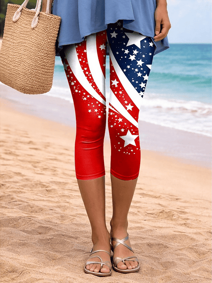 Women's United States 250TH Anniversary Print Resort Casual Leggings