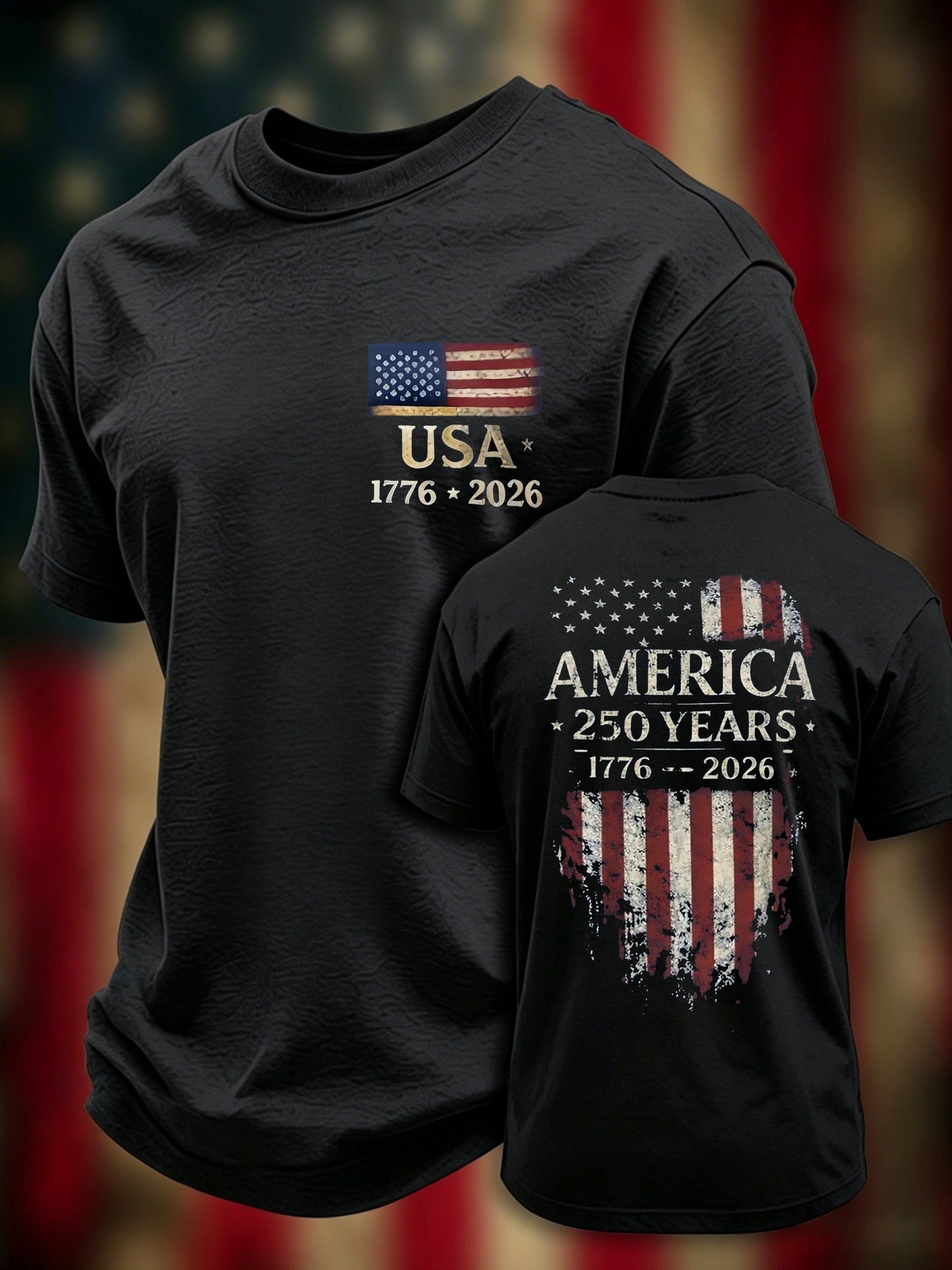 Men's Casual Printed Short-Sleeve T-Shirt