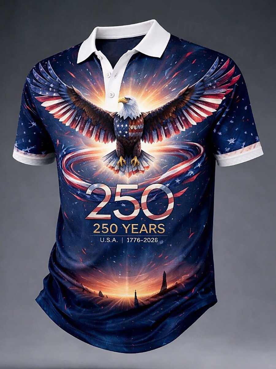 Men's U.S. 250th Anniversary Short-Sleeve Polo Shirt