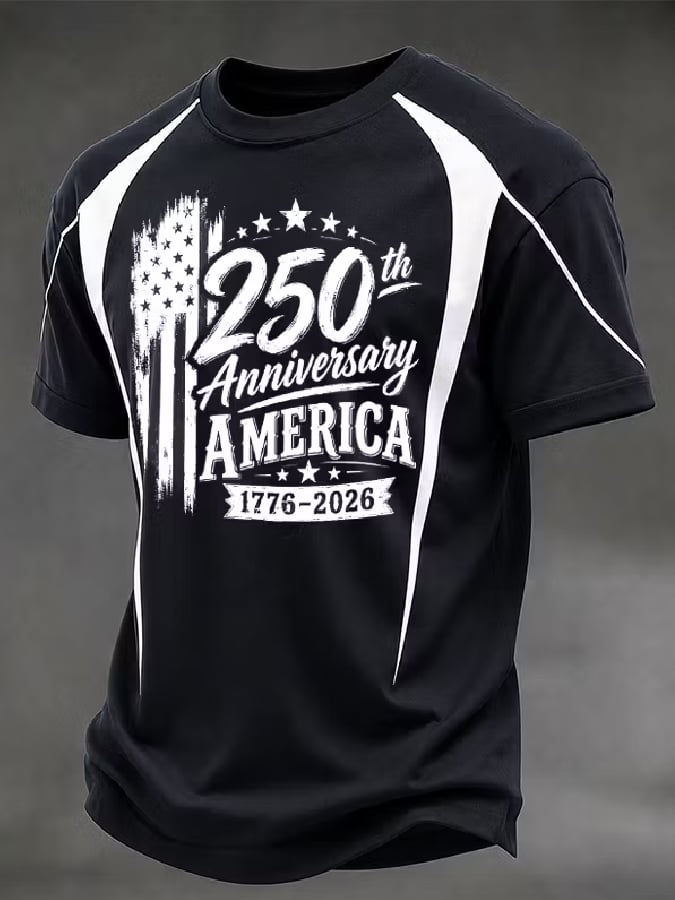 Men's Vintage USA 250th Anniversary Graphic T-Shirt
