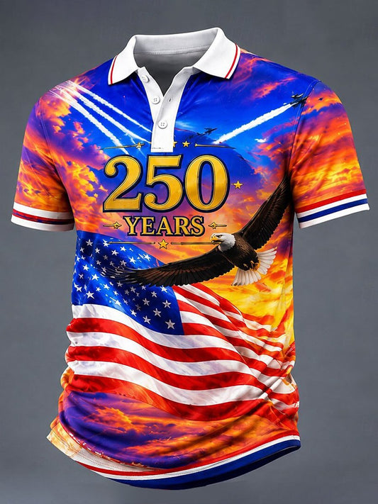 Men's U.S. 250th Anniversary Short-Sleeve Polo Shirt