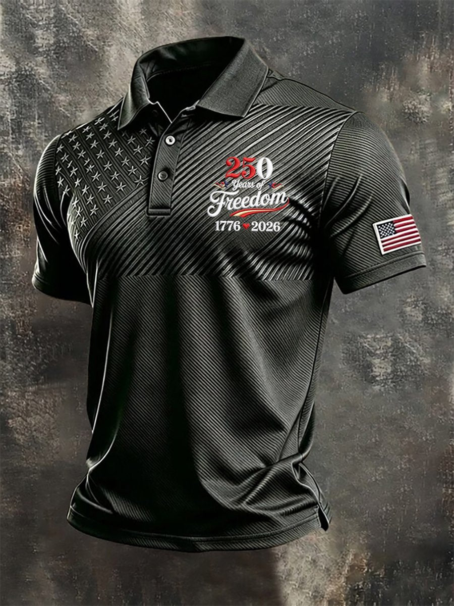 Men's U.S. 250th Anniversary Short-Sleeve Polo Shirt