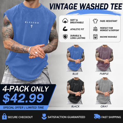 Men’s Sleeveless Graphic Tank