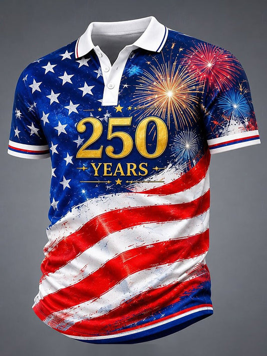 Men's U.S. 250th Anniversary Short-Sleeve Polo Shirt
