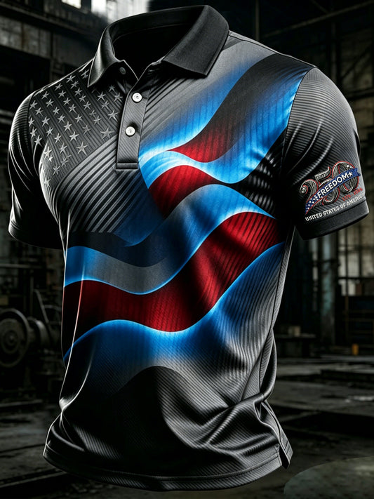 Men's 250th Anniversary Print Business Top