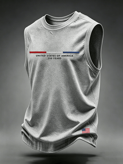 Men's United States 250TH Anniversary Print Casual Vest