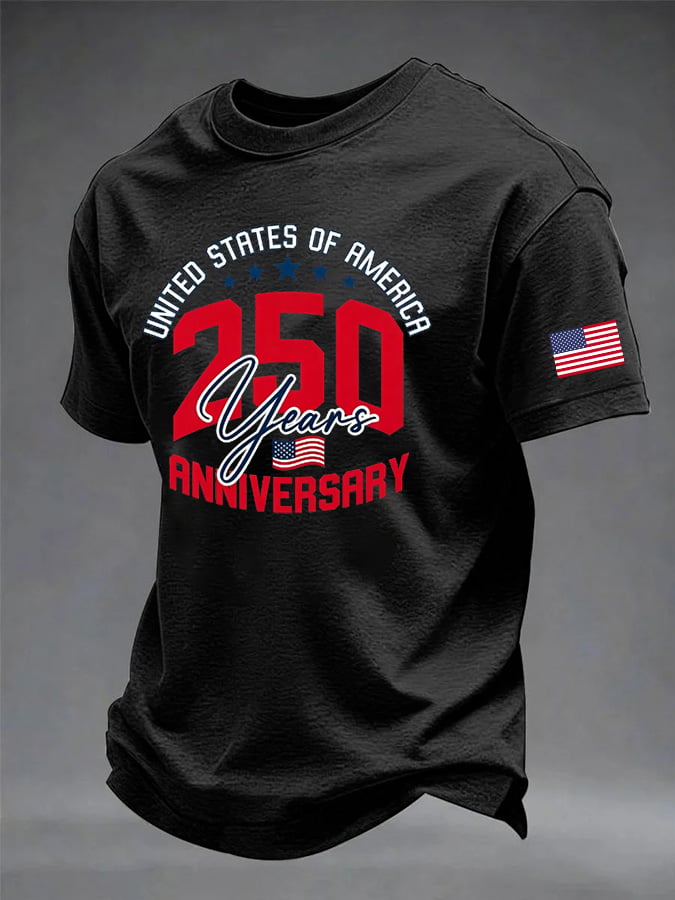 Men's UNITED STATES OF AMERICA 250 YEARS T-Shirt