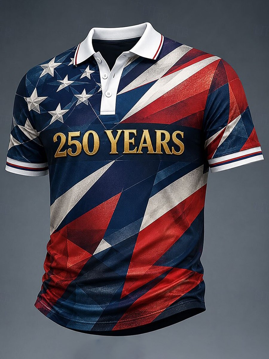 Men's U.S. 250th Anniversary Short-Sleeve Polo Shirt