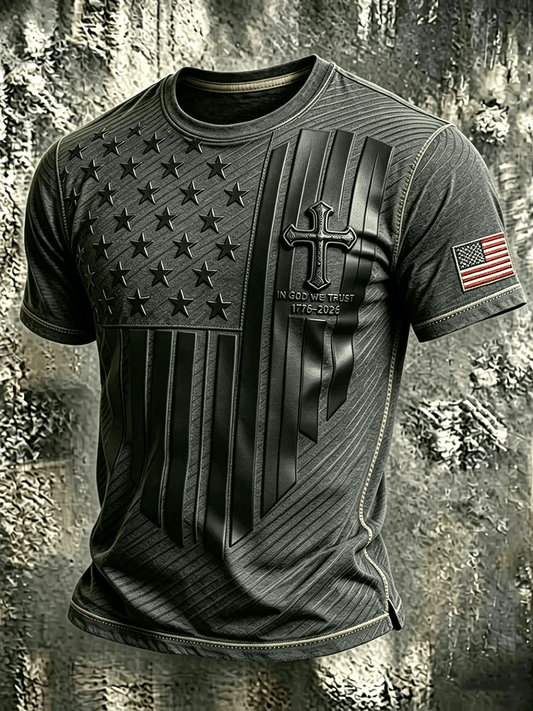Men's American 250th Anniversary Print Top