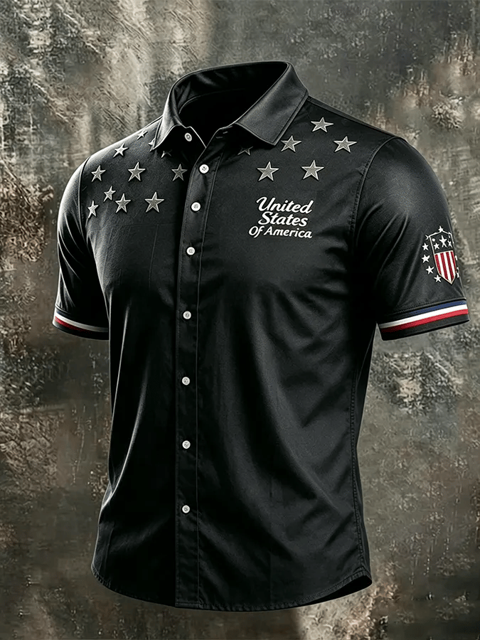 Men's USA 1776-2026 Printed Shirt