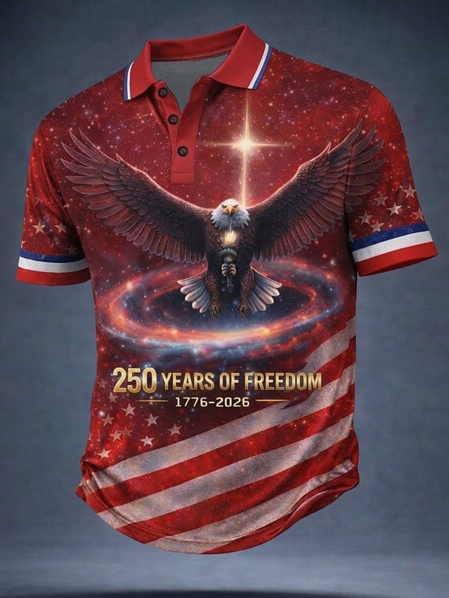Men's U.S. 250th Anniversary Short-Sleeve Polo Shirt