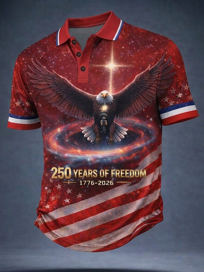 Men's U.S. 250th Anniversary Short-Sleeve Polo Shirt