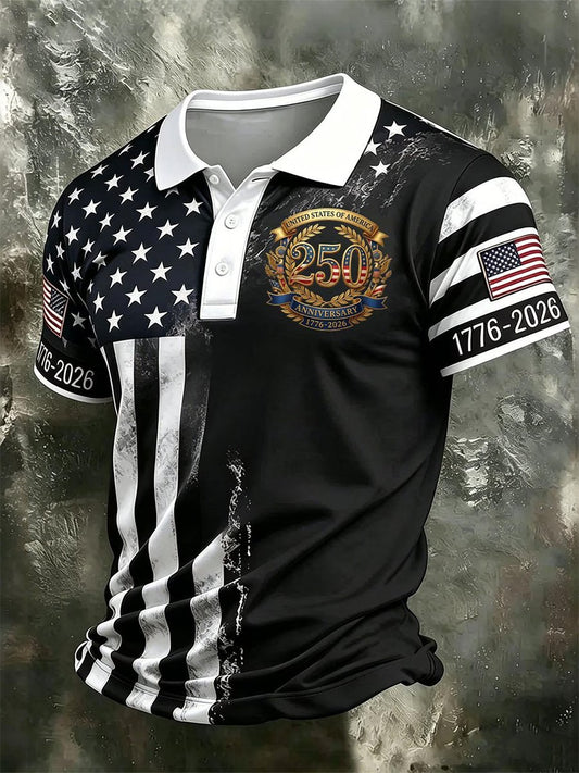 Men's U.S. 250th Anniversary Short-Sleeve Polo Shirt