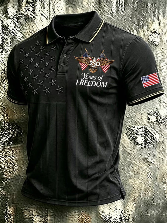 Men's U.S. 250th Anniversary Commemorative Printed Polo Shirt