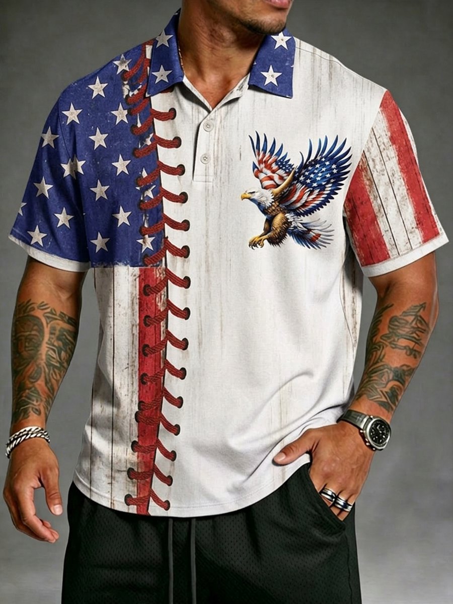 Men's U.S. 250th Anniversary Short-Sleeve Polo Shirt