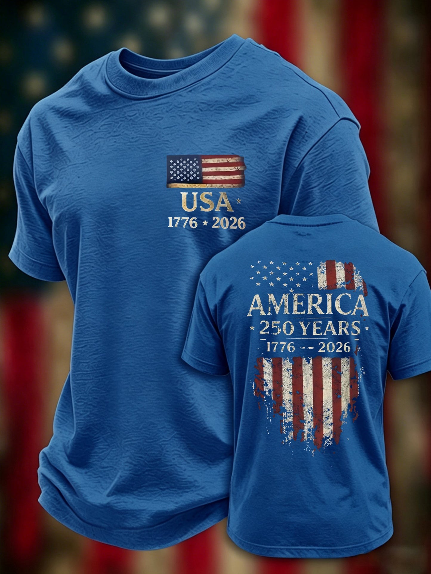 Men's Casual Printed Short-Sleeve T-Shirt