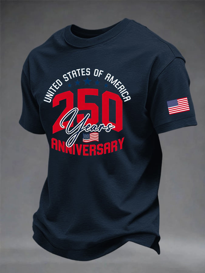 Men's UNITED STATES OF AMERICA 250 YEARS T-Shirt