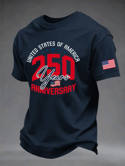 Men's UNITED STATES OF AMERICA 250 YEARS T-Shirt