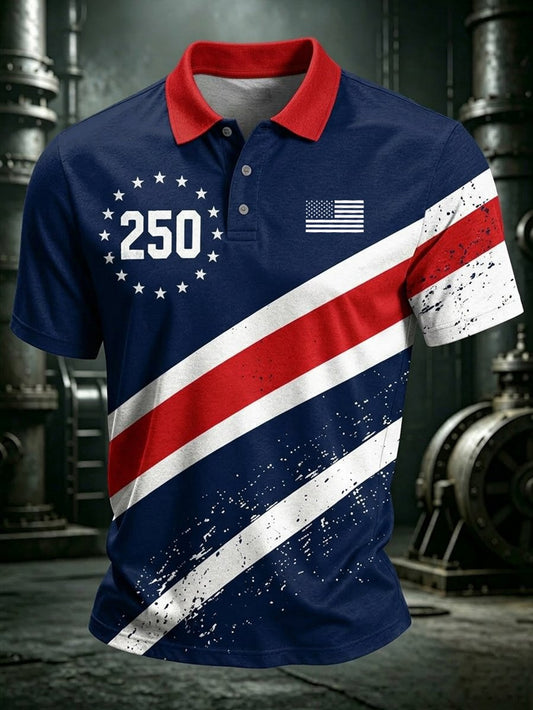 Men's U.S. 250th Anniversary Short-Sleeve Polo Shirt