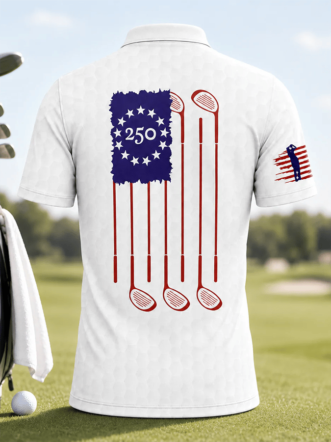 Patriotic Eagle 1776-2026 - USA 250th Anniversary Polo Shirt